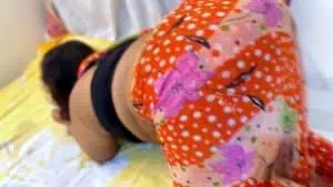 Creampie Scene: Arabian BBC Hot Naked Mom Wearing Asian Bra Panty & Saree to Seduce Stranger Guy for Fucking