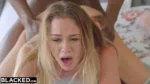 Spank Scene: Blacked He Left Her Alone with His Strong Black Roommate