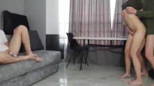 Cuckold Video: Watches Slut Wife Gets Creampie