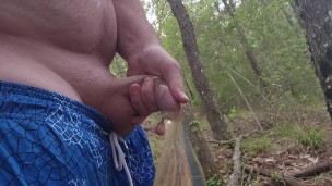 deep woods piss in a condom
