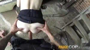 Uniforms: Fake Cop Anal Sex in the Barn Yard