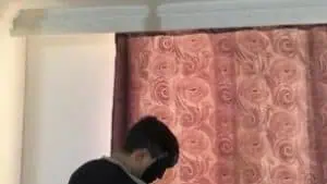 Double Penetration Video: Hard Sex with Two Masked Men, He Nails Me Hard and I Suck Cock