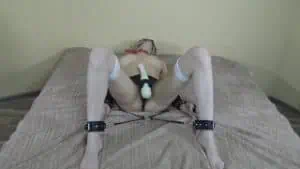 Bondage: Magic Wand Bondage Blonde Tied Up and Take Multiple Orgasms to Convulsion