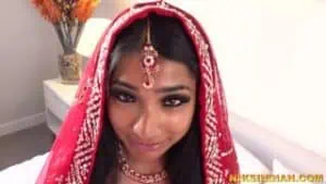 indian Scene: Real Indian Desi Teen Bride Fucked in the Ass and Pussy on Wedding Night