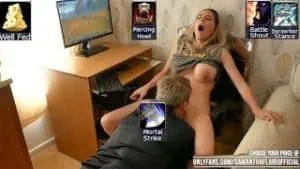 Funny Scene: Samantha Flair Fucked While Playing World of Warcraft