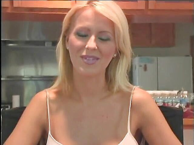 Busty blonde MILF takes a thick cock in a deep anal session