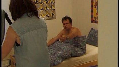 Housewife Takes a Rough Back-lying Fuck, Hairy Pussy Drilled