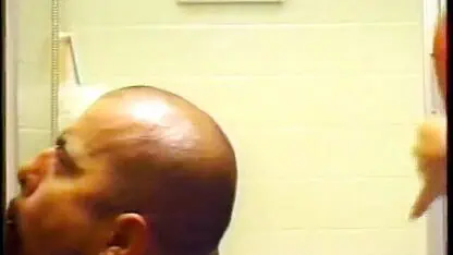 Horny submissive guy gets dunking in the toilet