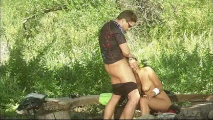 Chinese hottie with natural firm tits rides a biker’s big dick