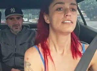 Redhead Scene: Brazilian Car Sex, Super-Naughty Passenger Tugs Driver