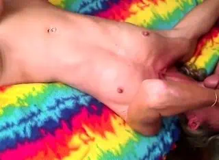American Girl Kisses and Licks His Cock During Blowjob