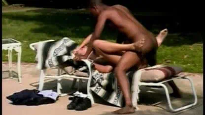 Gorgeous blonde babe gets ass fuck and cum in her mouth from a black cock