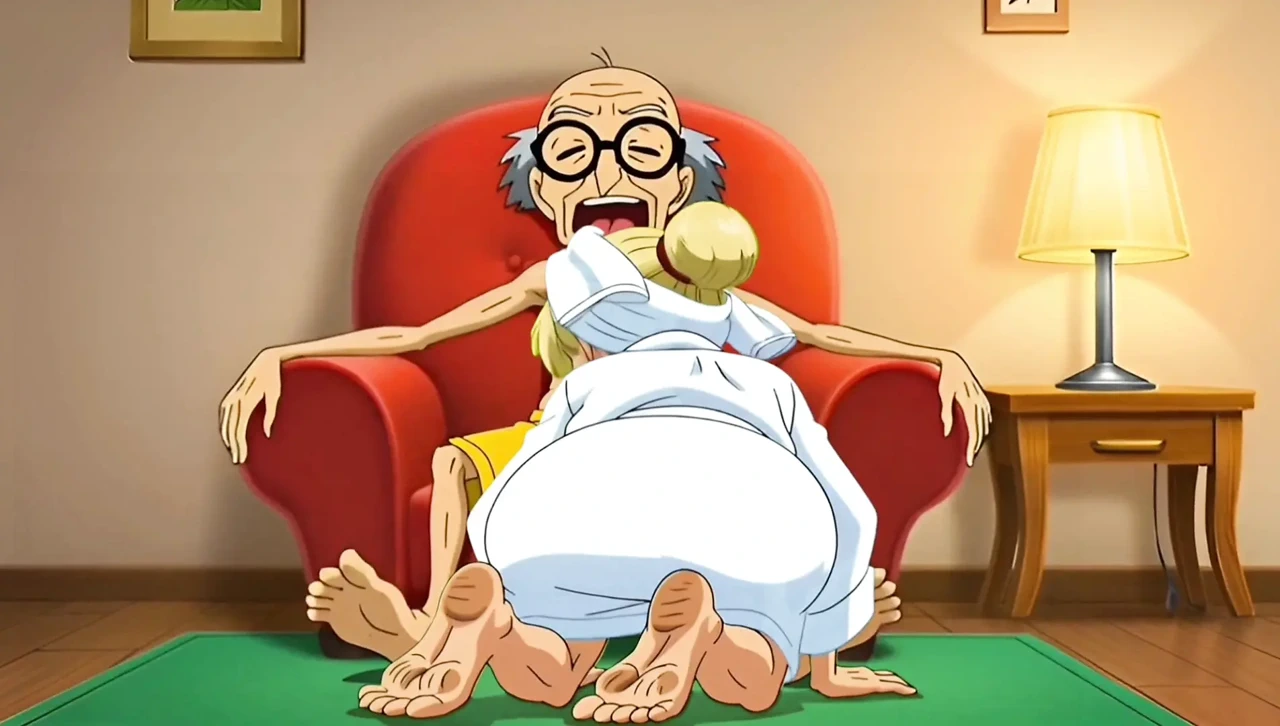 Cartoons Video: Married Nudist Granny Was Fucked in a Big Ass By Her Husband’s Stepbrother Right in the Kitchen – Hentai