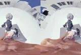 Two 3D Cartoon Characters Get Ready for Bath Time