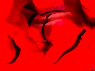 Amateur couple dives into fetish hardcore play during storm.