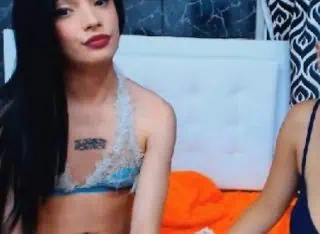 Trans woman fucks her female friend hard