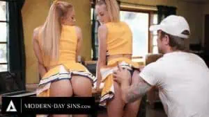 Anal-Loving Cheer Squad Tempts Their Coach