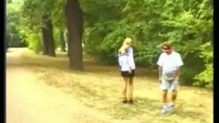 Amateur watersports with golden urine streams