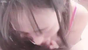 Amateur Japanese hentai clip with censored oral action