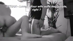 Cuckold Video: Watches Wife Fucking in Front