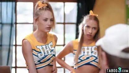Cheerleaders Video: Big Cocked Coach Fucked Teen Cheerleaders Bubble Butts