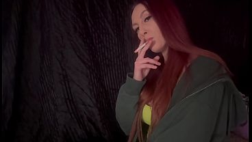 Artemisia Love — Italian MILF Smoking and Showing Her Big Breasts