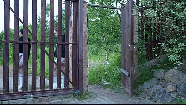 Lakeside scene with a SUP instructor and two participants