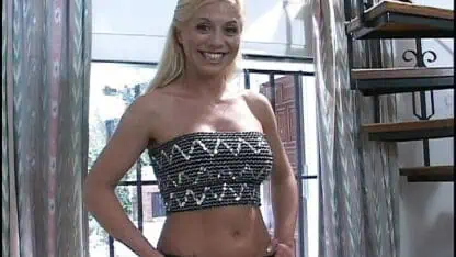 Hot busty blonde girlfriend Sharon Wite gets fucked in the ass for the first time
