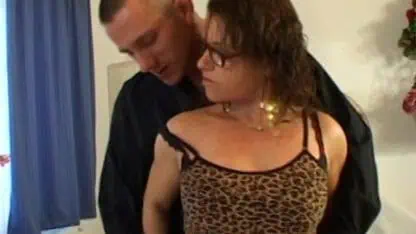 Mature with Glasses Love to Fuck Wildly and Then Get Facial