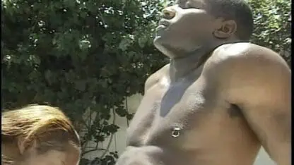 African milf gets rimmed and pounded by big cock