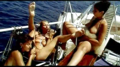 Lesbian threesome in a boat (in search of lost orgasm_03)