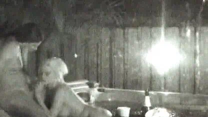 Blonde slut loves blowing cock in the jacuzzi