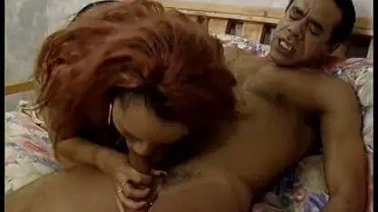 Guy eats hot black pussy on couch then fucks doggystyle